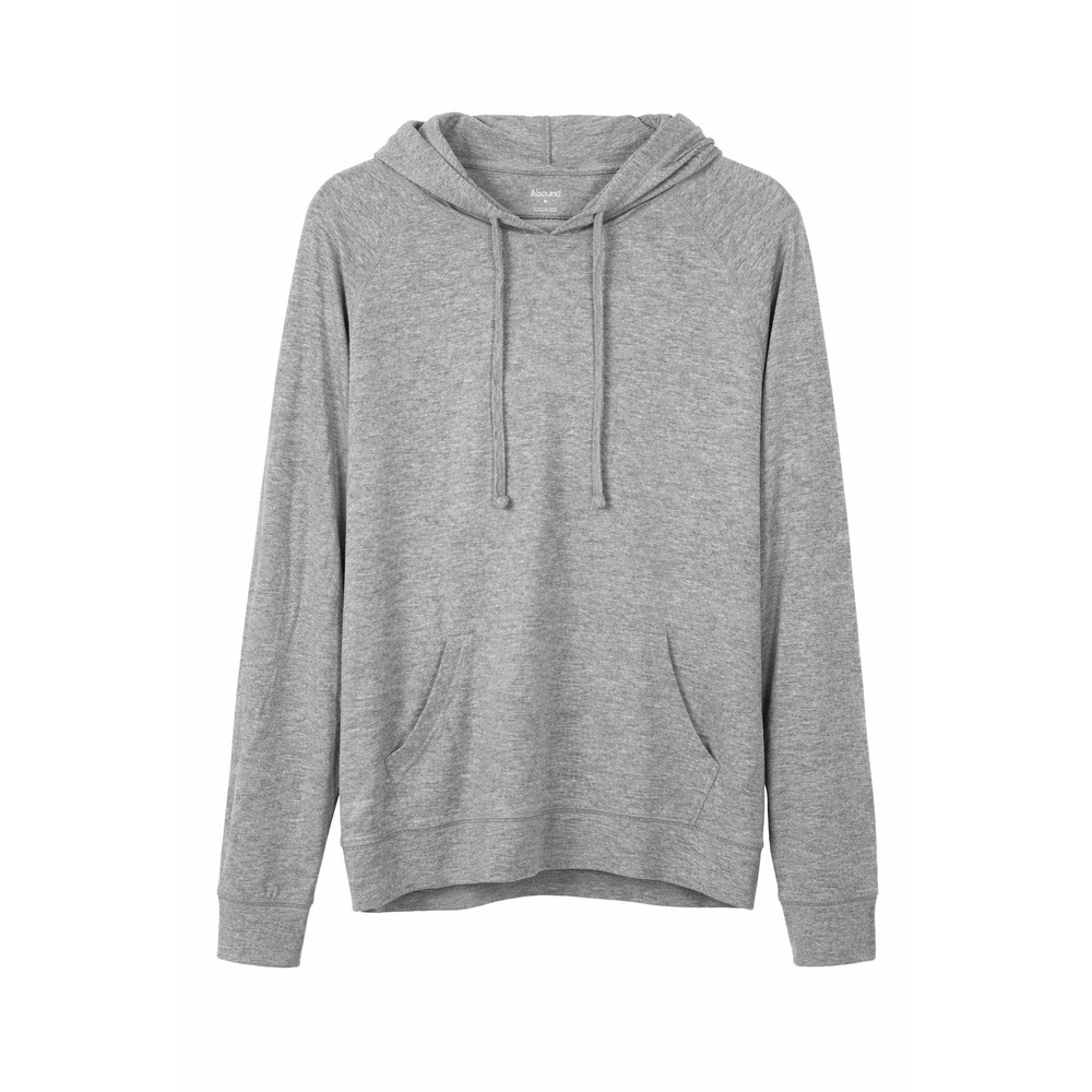 Abound Heather Grey Lightweight Raglan Pullover Hoodie XL